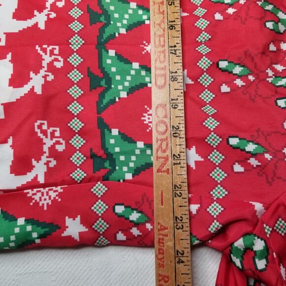 Dec. 25th Christmas Blazer Novelty Reindeer Tree Candy Canes Holiday Party XL - Picture 5 of 7
